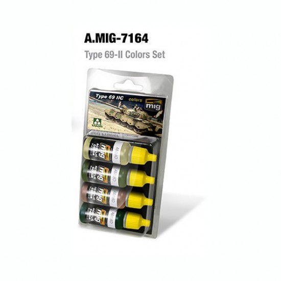 Acrylic Paint Set - Type 69 II Colours (17ml x 3) for Takom Model #2054 Acrylic Paint Set - Type 69 II Colours (17ml x 3) for Takom Model #2054