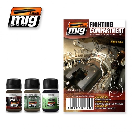Fighting Compartment Weathering Set (35ml x 3)