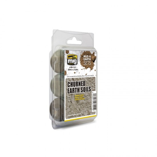 Churned Earth Soils Set - Mud and Earth Effect (3 x 35ml) Churned Earth Soils Set - Mud and Earth Effect (3 x 35ml)