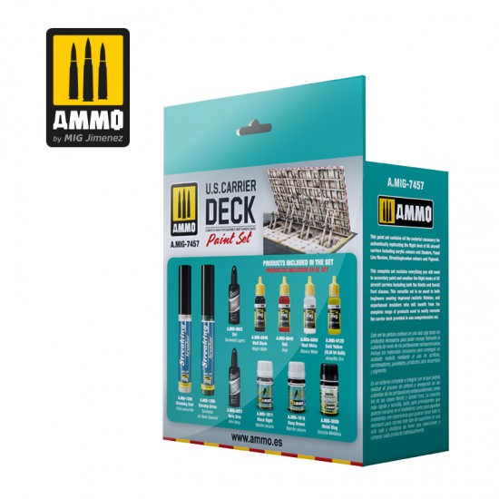 Paint Set Super Pack - US Carrier Deck Colours and Weathering (11 jars) Paint Set Super Pack - US Carrier Deck Colours and Weathering (11 jars)