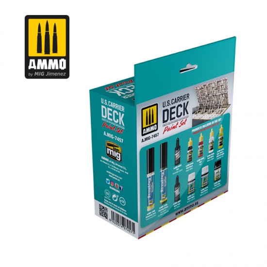 Paint Set Super Pack - US Carrier Deck Colours and Weathering (11 jars) Paint Set Super Pack - US Carrier Deck Colours and Weathering (11 jars)