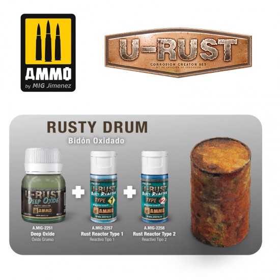 U-RUST Corrosion Creator Set (to Create Rust Effects) U-RUST Corrosion Creator Set (to Create Rust Effects)