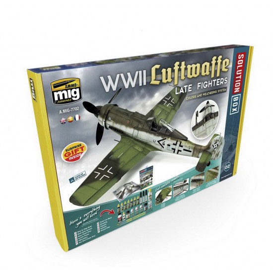 Solution Box - WWII Luftwaffe Late War Fighter Colours and Weathering System Solution Box - WWII Luftwaffe Late War Fighter Colours and Weathering System