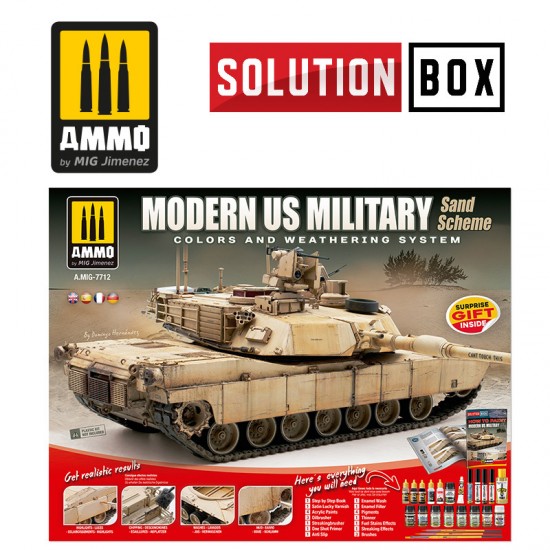 Solution Box - Modern US Military Sand Scheme Colours and Weathering System Solution Box - Modern US Military Sand Scheme Colours and Weathering System