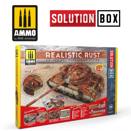 Solution Box - Realistic Rust Colours and Weathering System w/Guide Book Solution Box - Realistic Rust Colours and Weathering System w/Guide Book