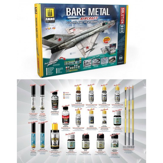 Solution Box - Bare Metal Aircraft Colours & Weathering System Solution Box - Bare Metal Aircraft Colours & Weathering System