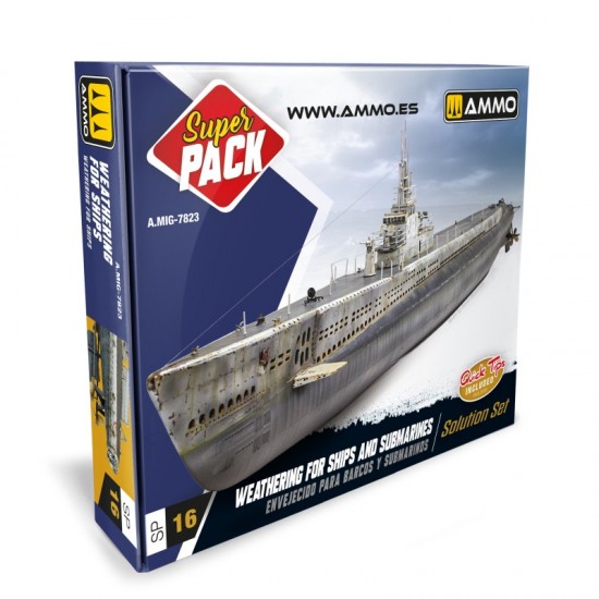 Super Pack - Weathering for Ships and Submarines (10 jars) Super Pack - Weathering for Ships and Submarines (10 jars)