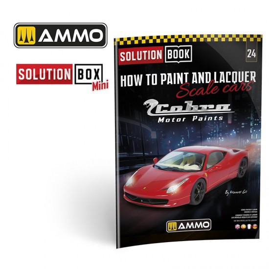 Cobra Motor Paints Solution Box Mini Vol.24 How to Paint and Lacquer Scale Cars Cobra Motor Paints Solution Box Mini Vol.24 How to Paint and Lacquer Scale Cars