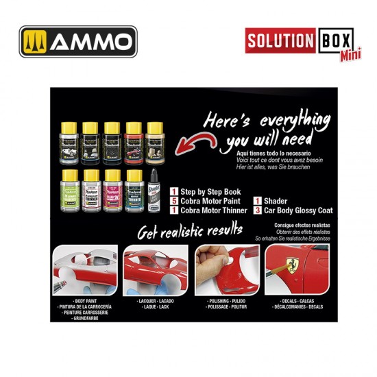 Cobra Motor Paints Solution Box Mini Vol.24 How to Paint and Lacquer Scale Cars Cobra Motor Paints Solution Box Mini Vol.24 How to Paint and Lacquer Scale Cars