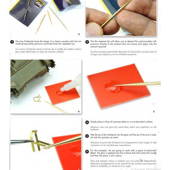 Brass Toothpicks (3pcs) Brass Toothpicks (3pcs)