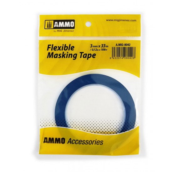 Flexible Masking Tape (3mm x 33m)