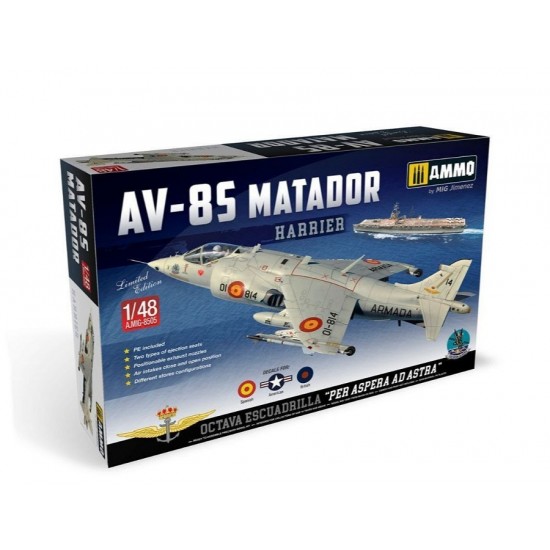 1/48 Harrier AV-8S MATADOR in Spanish, American, British versions 1/48 Harrier AV-8S MATADOR in Spanish, American, British versions