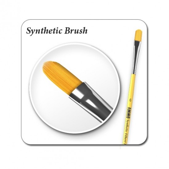 Synthetic Filbert Brush Size 6