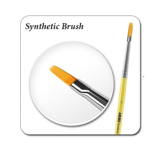 Synthetic Flat Brush Size 1