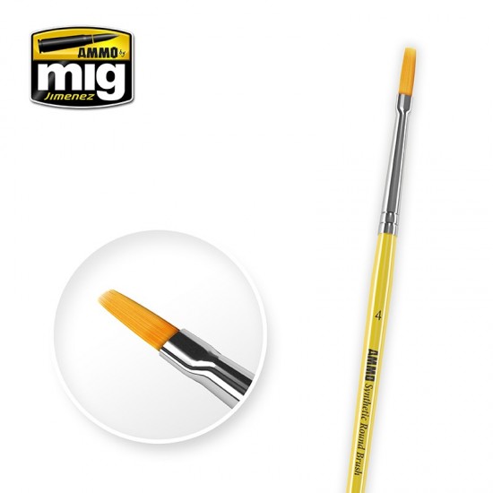 Synthetic Flat Brush Size 4 Synthetic Flat Brush Size 4