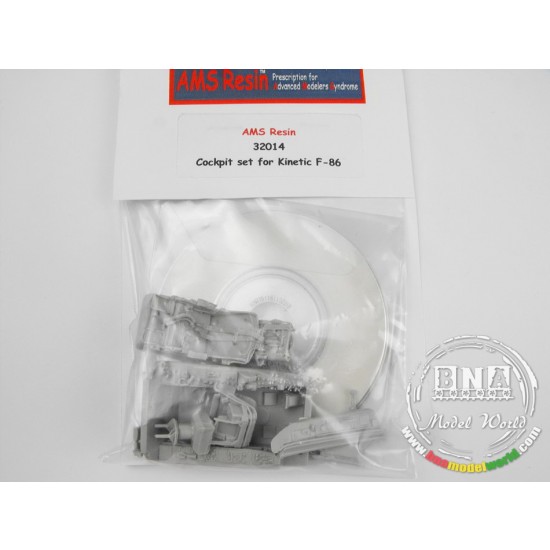 1/32 F-86 Sabre Cockpit Set with Reference CD (for Kinetic kit) 1/32 F-86 Sabre Cockpit Set with Reference CD (for Kinetic kit)