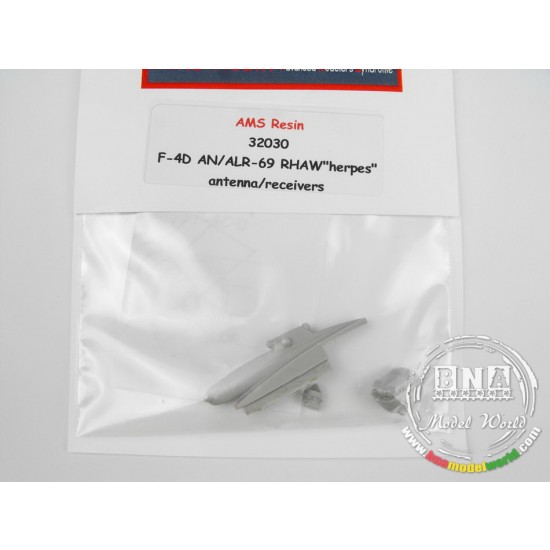 1/32 F-4D Phantom II AN/ALR RHAW Herpes Antenna/Receivers set (for Tamiya kit) 1/32 F-4D Phantom II AN/ALR RHAW Herpes Antenna/Receivers set (for Tamiya kit)