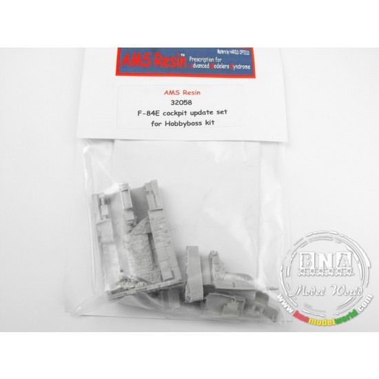 1/32 F-84E Thunderjet Cockpit Update Set with A-1 Gunsight (for HobbyBoss kit) 1/32 F-84E Thunderjet Cockpit Update Set with A-1 Gunsight (for HobbyBoss kit)