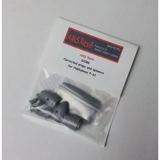 1/32 P-61 Corrected Props, Spinners and Governor for HobbyBoss kit 1/32 P-61 Corrected Props, Spinners and Governor for HobbyBoss kit