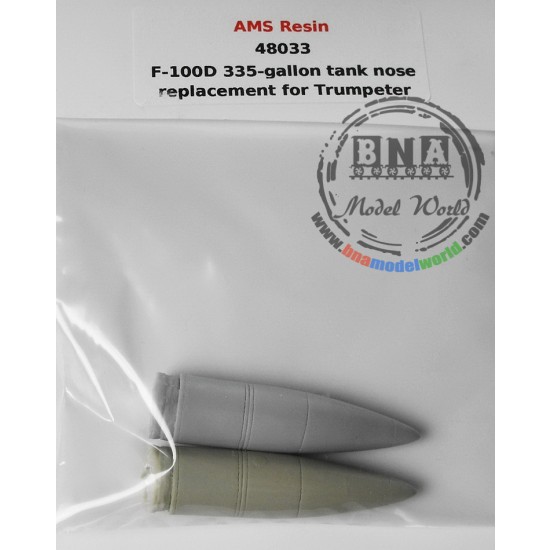 1/48 F-100D 335-Gallon Tank Nose Replacement for Trumpeter kit