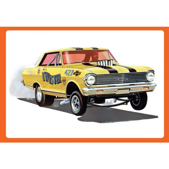 1/25 1965 Chevy II Nova AWB Twister 1/25 1965 Chevy II Nova AWB Twister