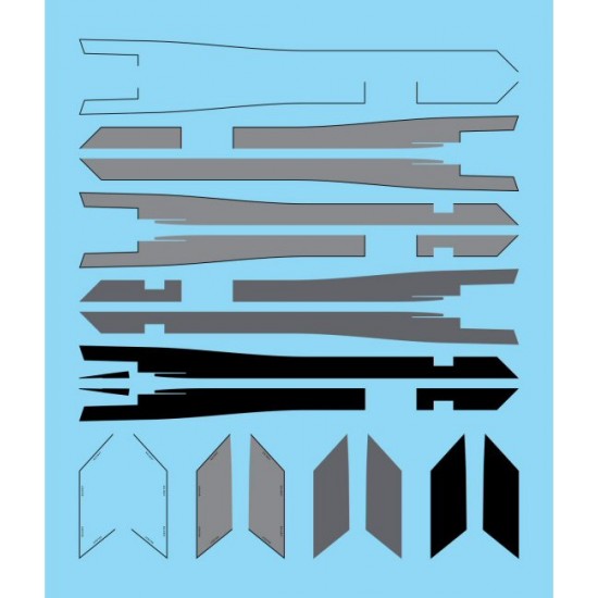 1/72 Phantom Airframe Data (Depot Stencil Type) Decal -F-4B/J Panels and Markings for Fine Molds 1/72 Phantom Airframe Data (Depot Stencil Type) Decal -F-4B/J Panels and Markings for Fine Molds