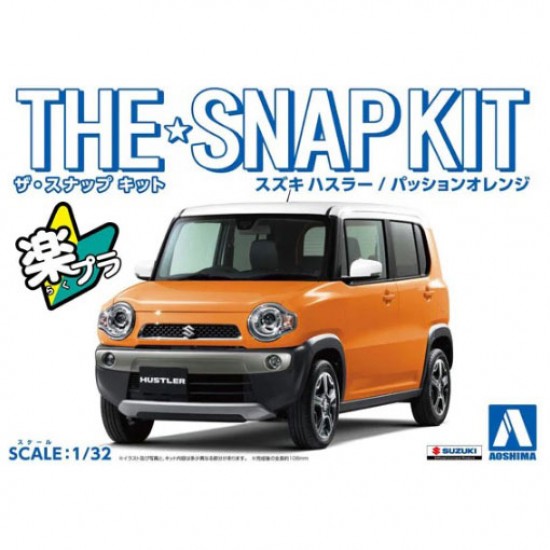 1/32 Suzuki Hustler (Passion Orange) Snap Kit 1/32 Suzuki Hustler (Passion Orange) Snap Kit