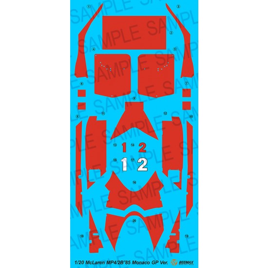 1/20 McLaren MP4/2B 1985 Monaco Grand Prix 1/20 McLaren MP4/2B 1985 Monaco Grand Prix