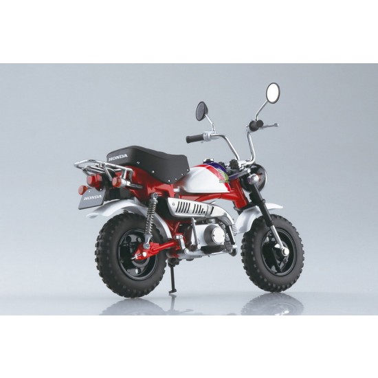 1/12 Diecast Honda Monkey Special Shasta White (Tricolor) Motorcycle 1/12 Diecast Honda Monkey Special Shasta White (Tricolor) Motorcycle