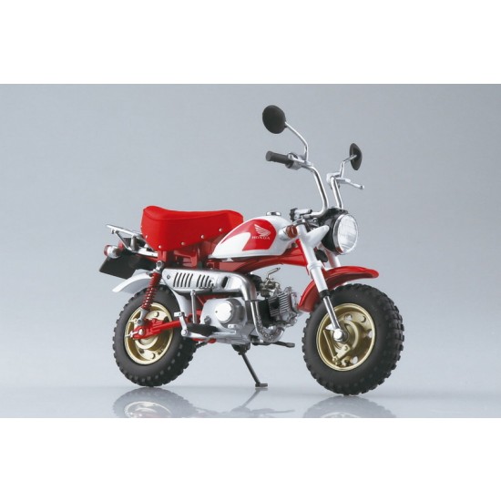 1/12 Diecast Honda Monkey Special Shasta White x Candy Alamoana Red 1/12 Diecast Honda Monkey Special Shasta White x Candy Alamoana Red