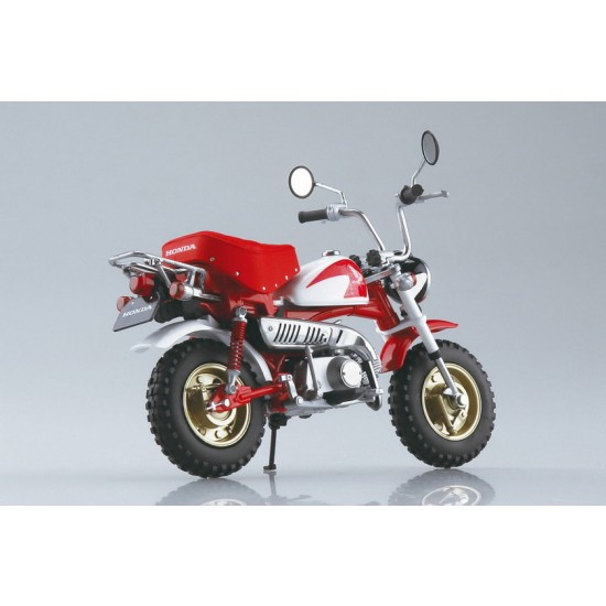 1/12 Diecast Honda Monkey Special Shasta White x Candy Alamoana Red 1/12 Diecast Honda Monkey Special Shasta White x Candy Alamoana Red