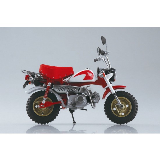 1/12 Diecast Honda Monkey Special Shasta White x Candy Alamoana Red 1/12 Diecast Honda Monkey Special Shasta White x Candy Alamoana Red