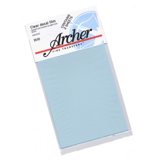 Ultra-Thin Clear Decal Film (Can be used to convert dry transfers to water-slide decals) Ultra-Thin Clear Decal Film (Can be used to convert dry transfers to water-slide decals)