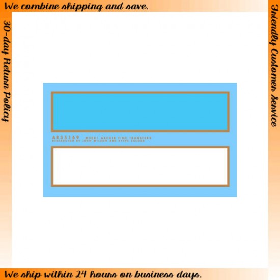 1/35 Allied Air Recognition Panels (Fluorescent Blue) 1/35 Allied Air Recognition Panels (Fluorescent Blue)