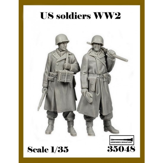 1/35 WWII US Soldiers (2 figures) 1/35 WWII US Soldiers (2 figures)