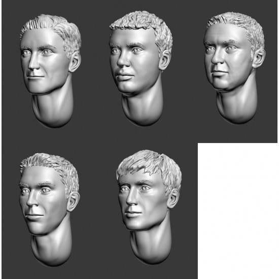1/35 Hairy Heads set Vol.1 1/35 Hairy Heads set Vol.1