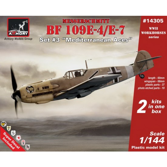 1/144 Messerschmitt Bf 109E Mediterranean TO Aces 1/144 Messerschmitt Bf 109E Mediterranean TO Aces