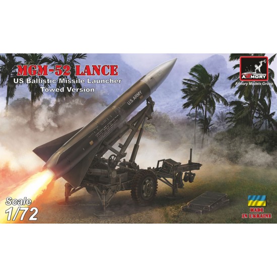 1/72 MGM-52 Lance, US Tactical Ballistic Surface-To-Surface Missile On Towed Launcher 1/72 MGM-52 Lance, US Tactical Ballistic Surface-To-Surface Missile On Towed Launcher