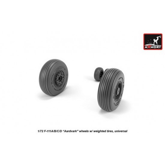 1/72 F-111 Aardvark Early Type Wheels w/Weighted Tyres for F-111A/B/C/D kits 1/72 F-111 Aardvark Early Type Wheels w/Weighted Tyres for F-111A/B/C/D kits