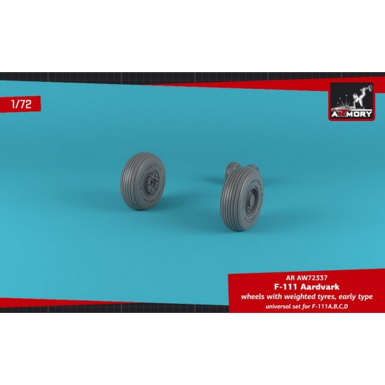 1/72 F-111 Aardvark Early Type Wheels w/Weighted Tyres for F-111A/B/C/D kits 1/72 F-111 Aardvark Early Type Wheels w/Weighted Tyres for F-111A/B/C/D kits