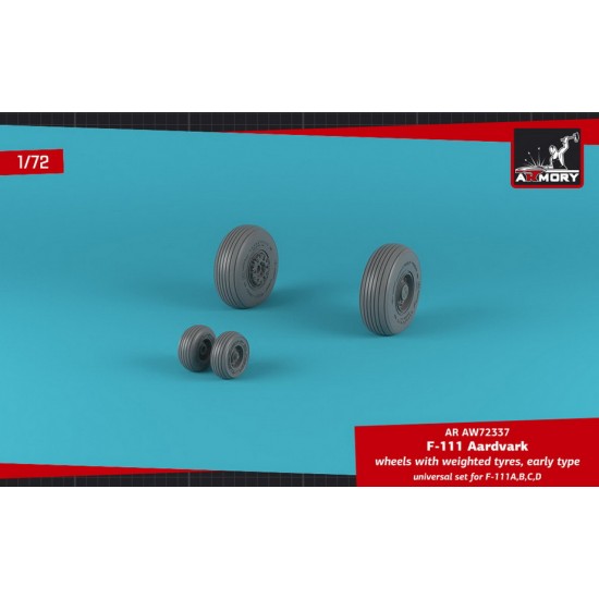 1/72 F-111 Aardvark Early Type Wheels w/Weighted Tyres for F-111A/B/C/D kits 1/72 F-111 Aardvark Early Type Wheels w/Weighted Tyres for F-111A/B/C/D kits
