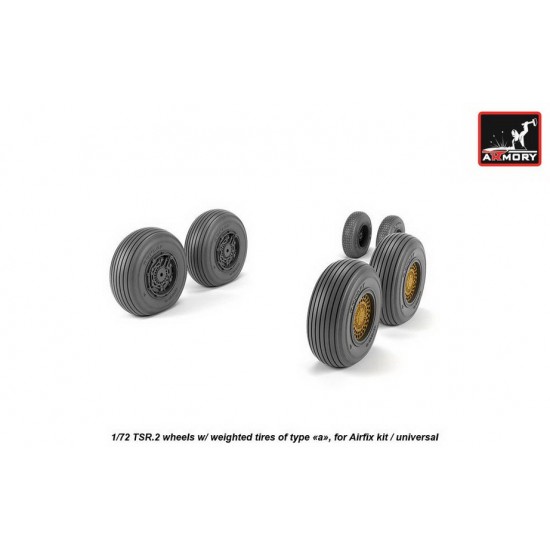 1/72 BAC TSR.2 Wheels w/Weighted Tyres Type.A 1/72 BAC TSR.2 Wheels w/Weighted Tyres Type.A