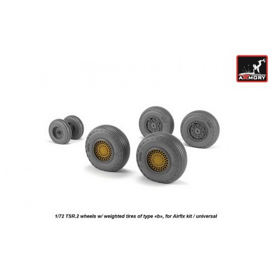 1/72 BAC TSR.2 Wheels w/Weighted Tyres Type.B 1/72 BAC TSR.2 Wheels w/Weighted Tyres Type.B