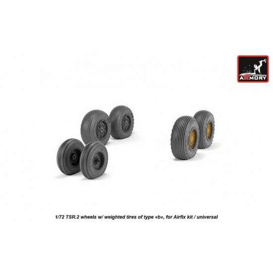 1/72 BAC TSR.2 Wheels w/Weighted Tyres Type.B 1/72 BAC TSR.2 Wheels w/Weighted Tyres Type.B