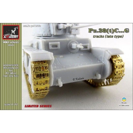 1/72 Pz.38(t) Ausf.C-G Tracks Late for any kits 1/72 Pz.38(t) Ausf.C-G Tracks Late for any kits