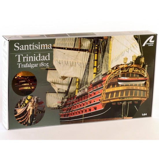 1/84 Santisima Trinidad at Trafalgar 1805 Wooden Ship Model Kit 1/84 Santisima Trinidad at Trafalgar 1805 Wooden Ship Model Kit