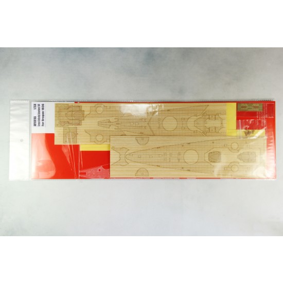1/350 German Battleship Scharnhorst 1941 Wooden Deck w/Masking Sheet & PE for Dragon 1036 1/350 German Battleship Scharnhorst 1941 Wooden Deck w/Masking Sheet & PE for Dragon 1036
