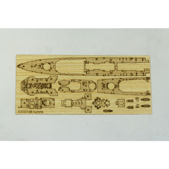 1/700 HMS Aurora 1945 Wooden Deck w/Masking Sheet & Photoetch for Flyhawk kit #1127 1/700 HMS Aurora 1945 Wooden Deck w/Masking Sheet & Photoetch for Flyhawk kit #1127