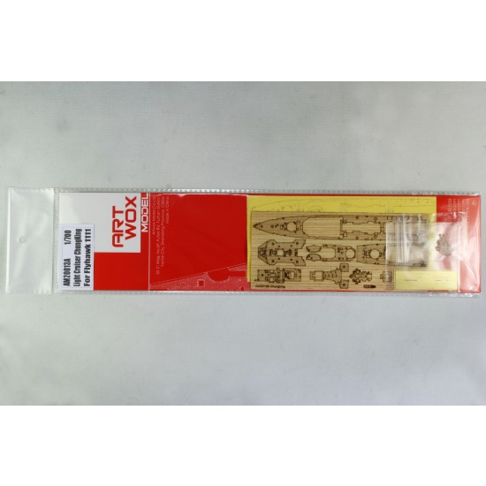 1/700 Light Cruiser ChungKing Wooden Deck w/Masking Sheet & Photoetch for Flyhawk kit 1111 1/700 Light Cruiser ChungKing Wooden Deck w/Masking Sheet & Photoetch for Flyhawk kit 1111