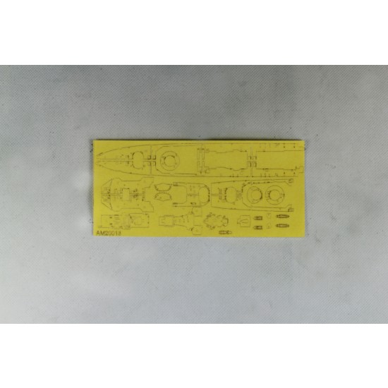 1/700 Light Cruiser ChungKing Deck Masking Sheet for Flyhawk kit #1111 1/700 Light Cruiser ChungKing Deck Masking Sheet for Flyhawk kit #1111